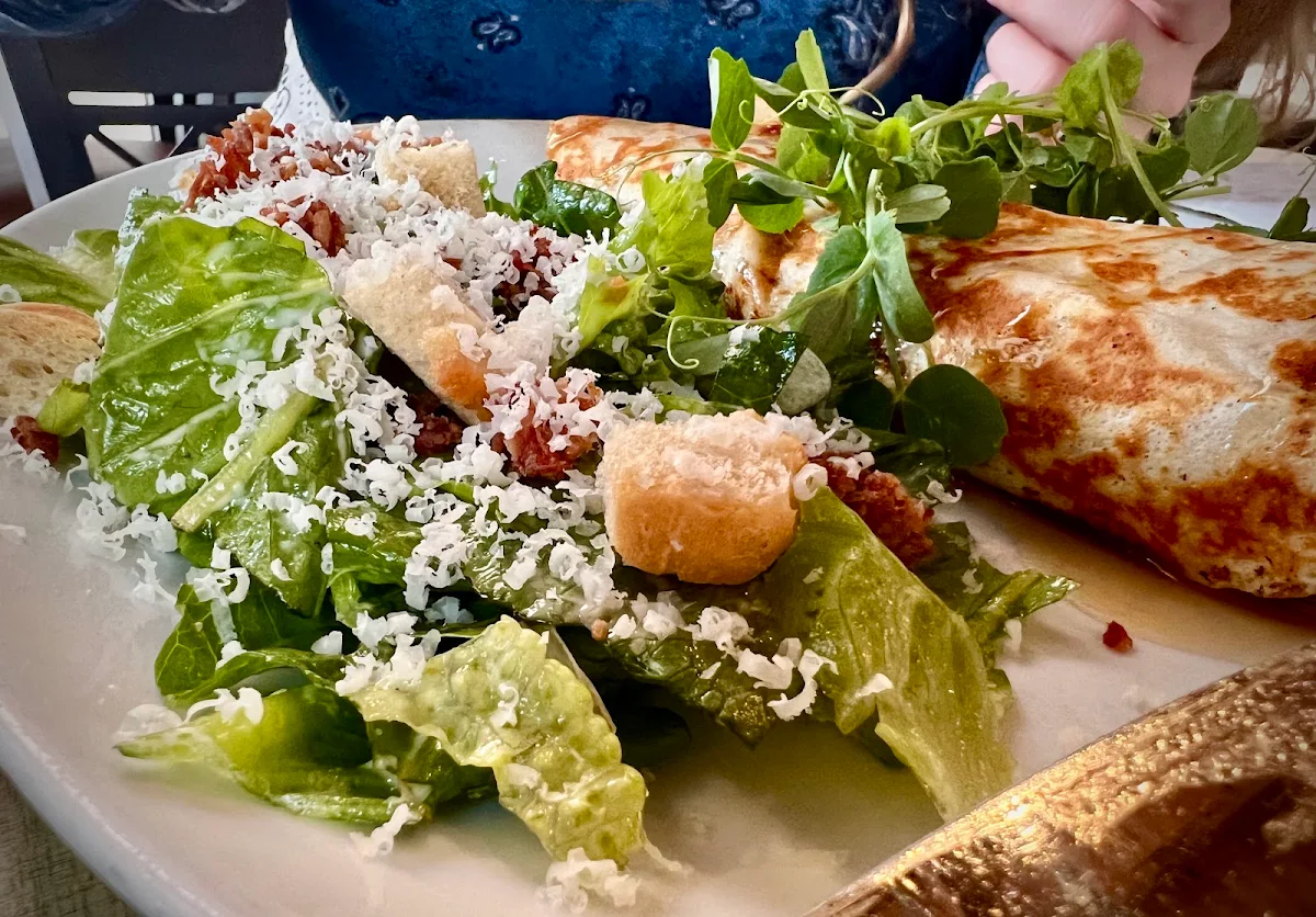 Smoked Salmon Crêpe and Salade César