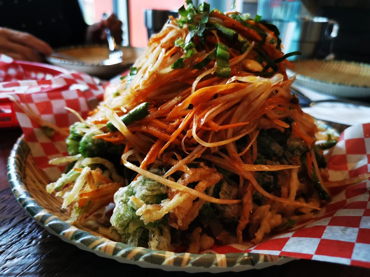 Fried Morning Glory