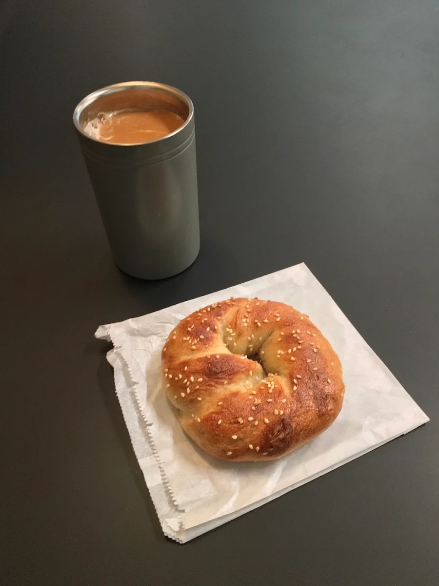 Red Bean & Cream Cheese Bagel