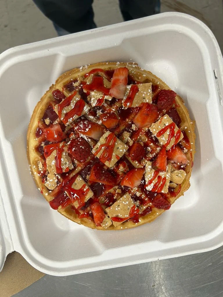 Strawberry Cheesecake Waffle