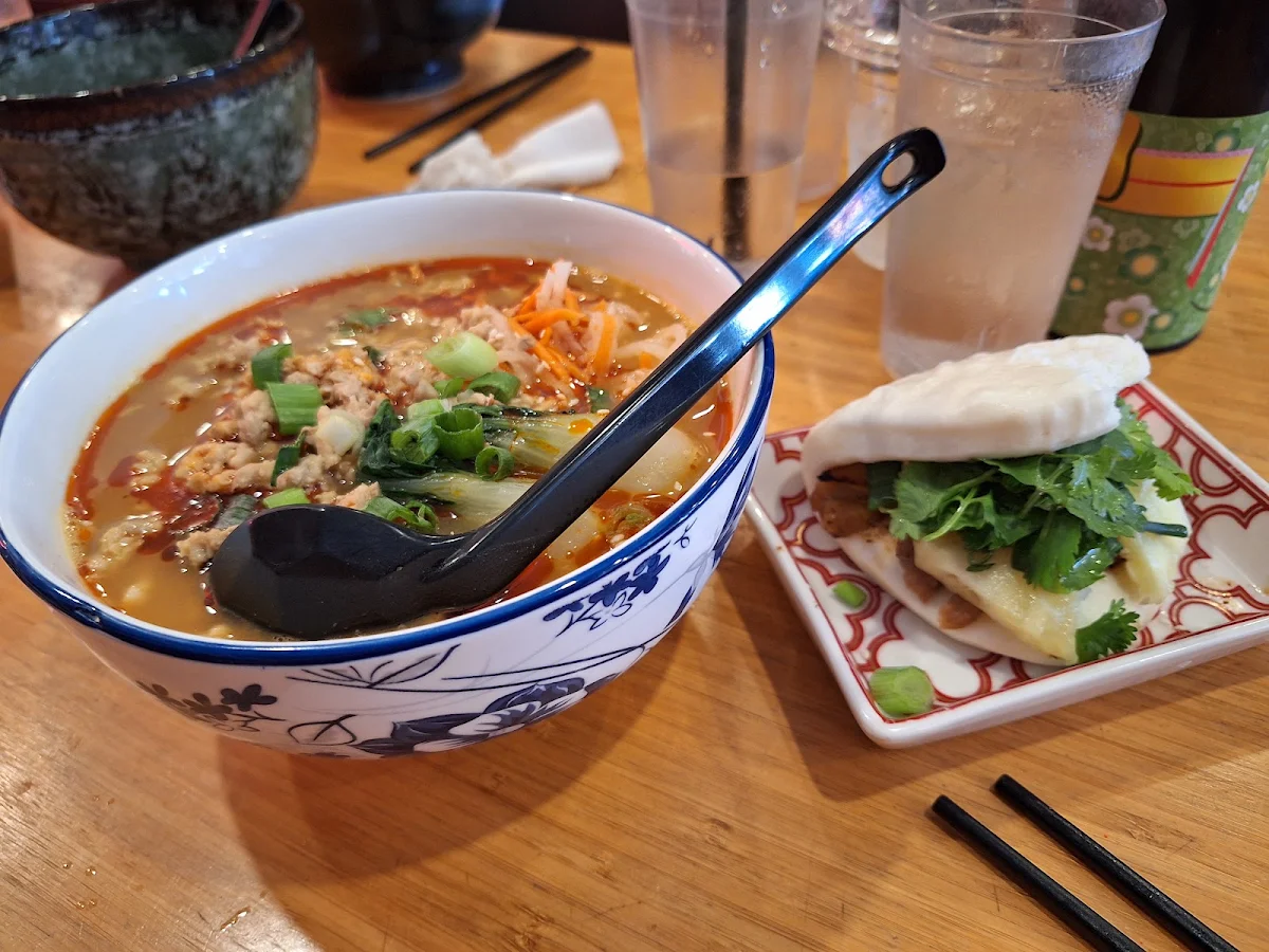 Tantan Noodle Soup & Adobo Bao