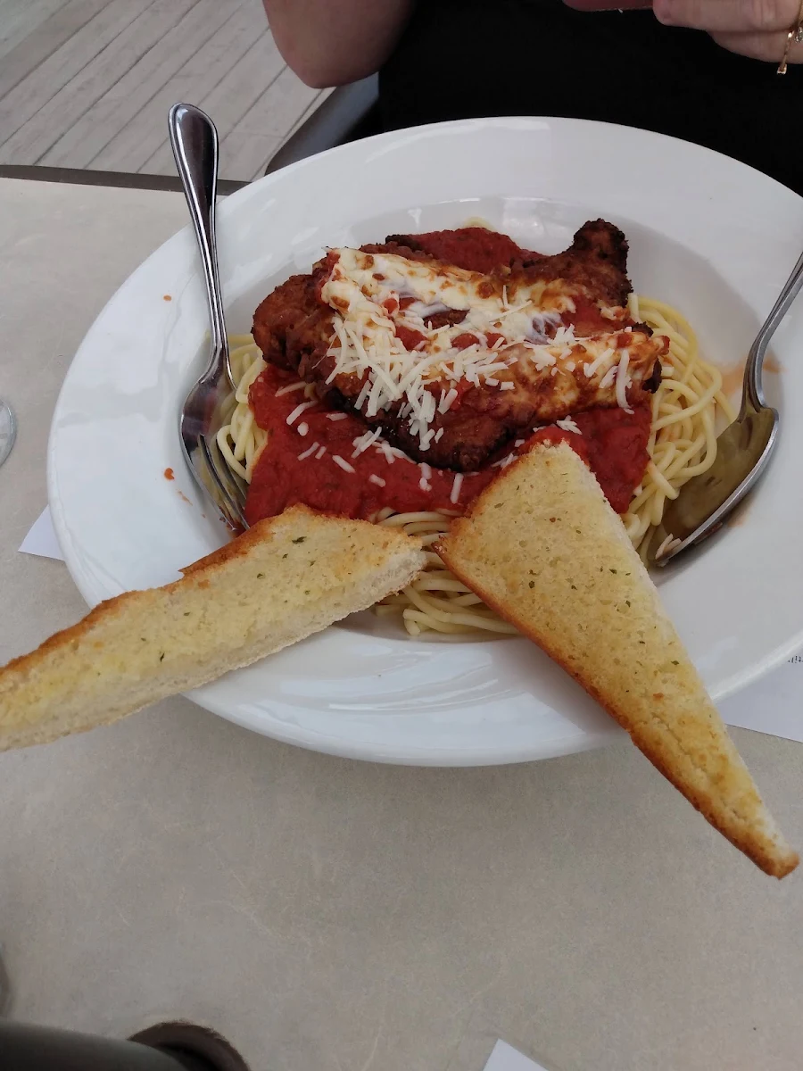 Chicken Parmesan Pasta with Burnt Chicken