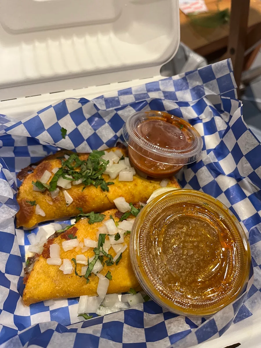 Beef Birria Tacos with Carne Asada
