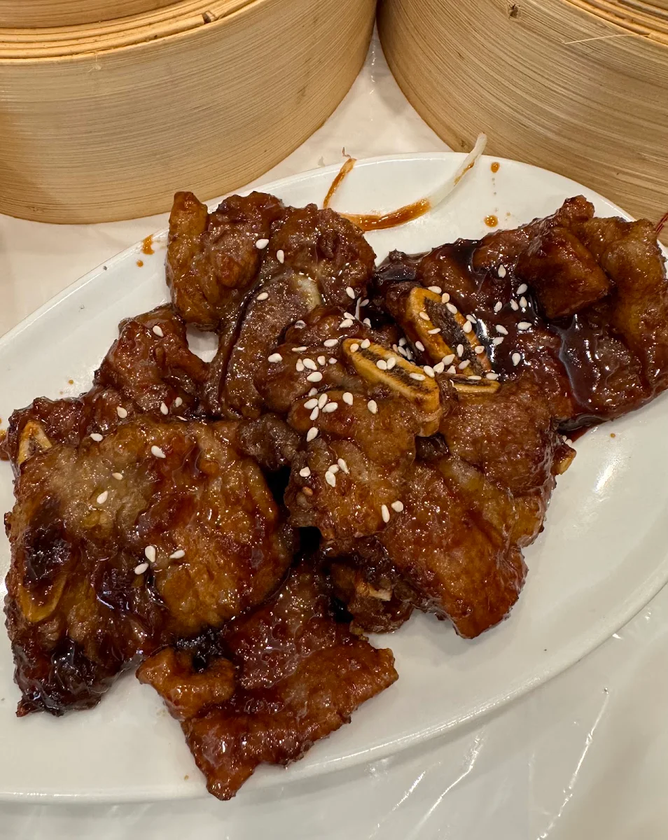 Fried Beef Short Ribs w Honey