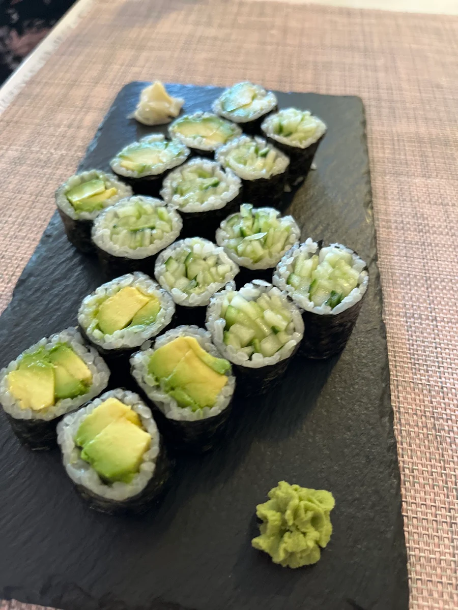 Avocado and Cucumber Roll