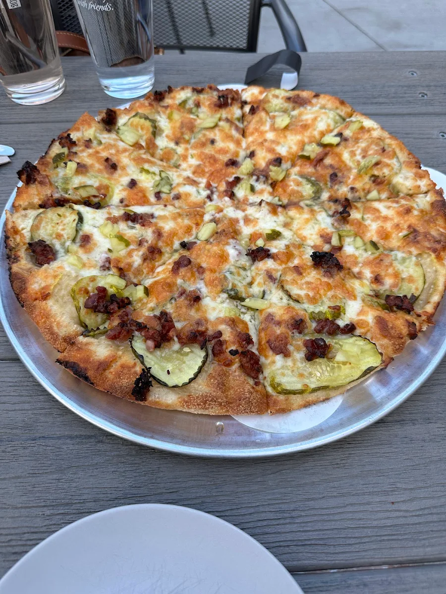 Dill Pickle & Bacon Pizza