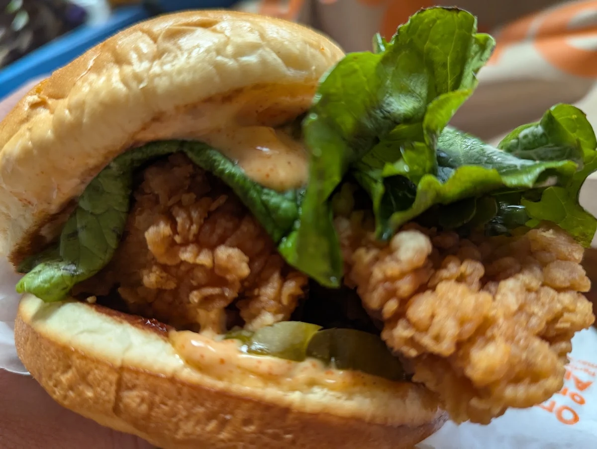 Spicy Deluxe Chicken Burger