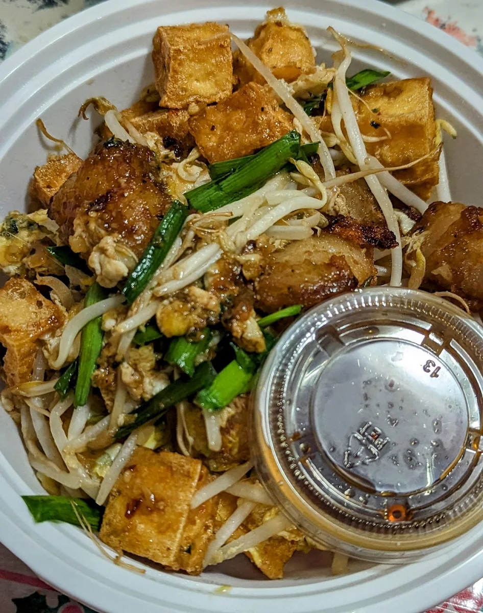 White Radish Cake Stir Fry