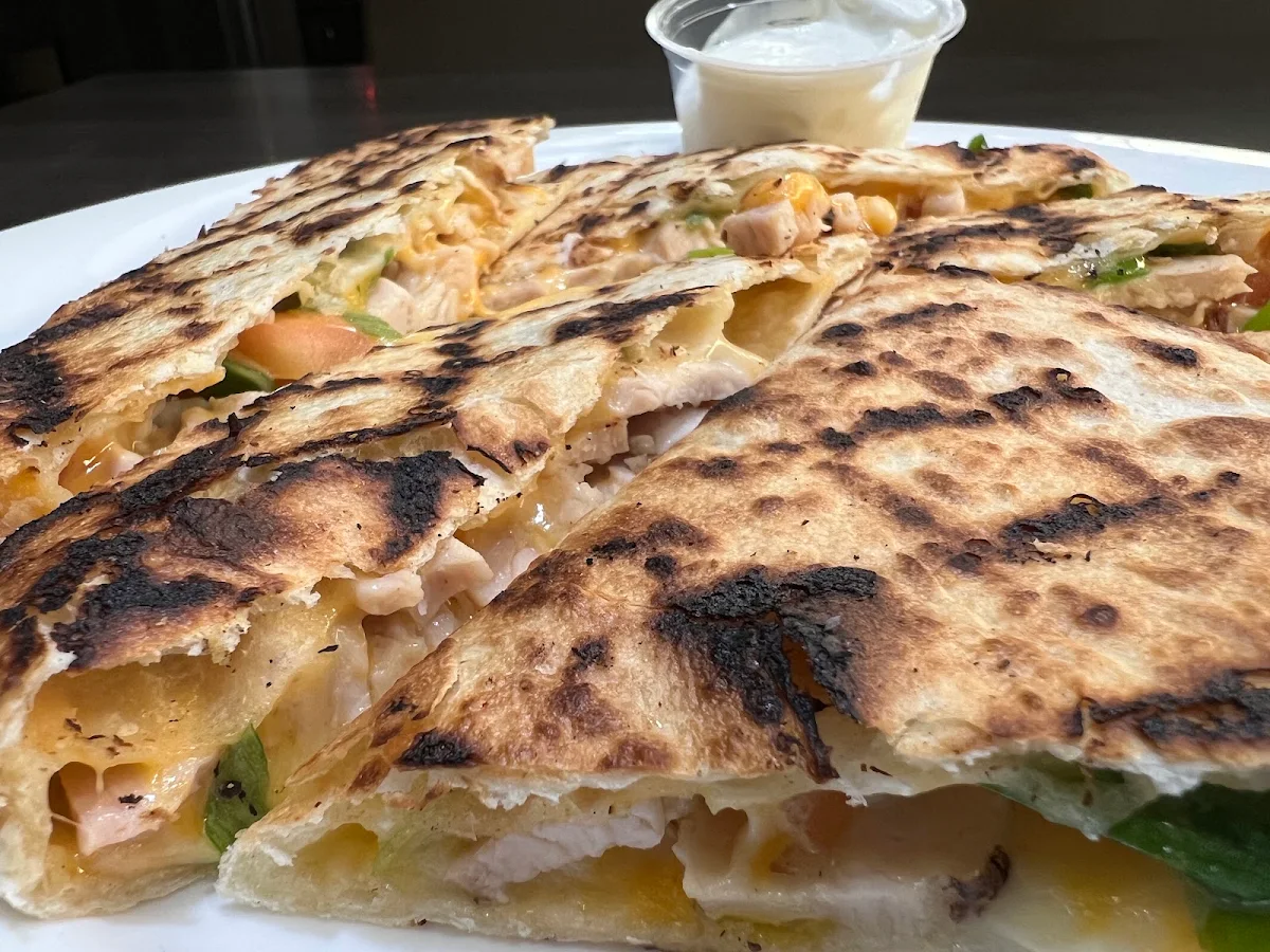 Crispy Grilled Chicken Quesadilla
