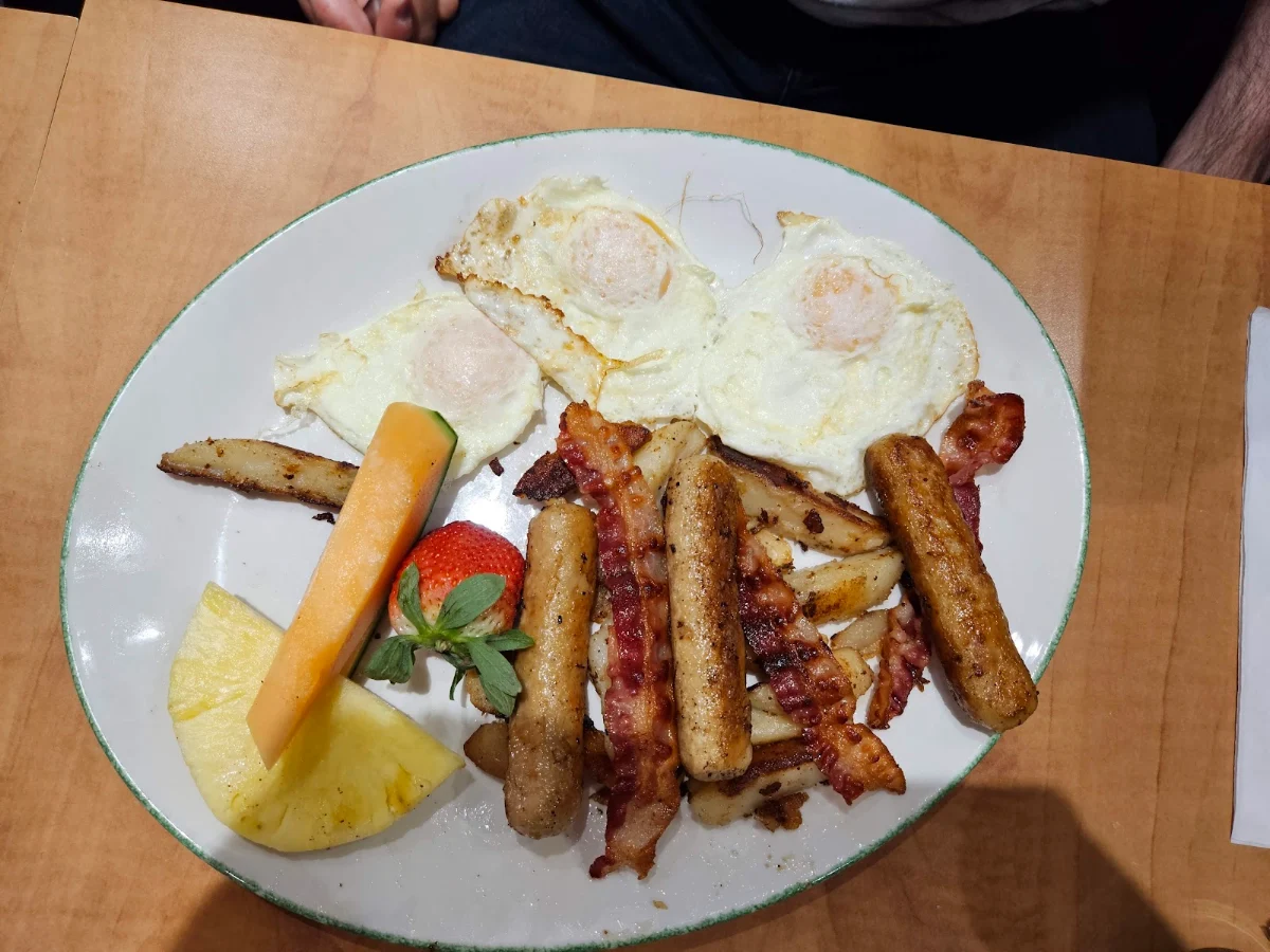 Omelette Bacon Sausage