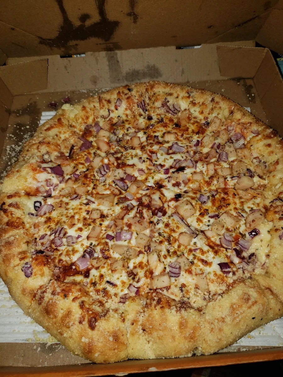 Stuffed Crust Chicken Pizza