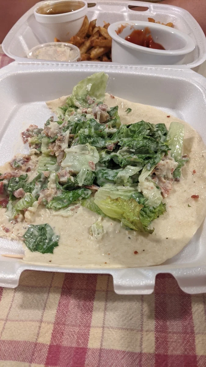 Wrap Cesar, Patate Lou-Lou