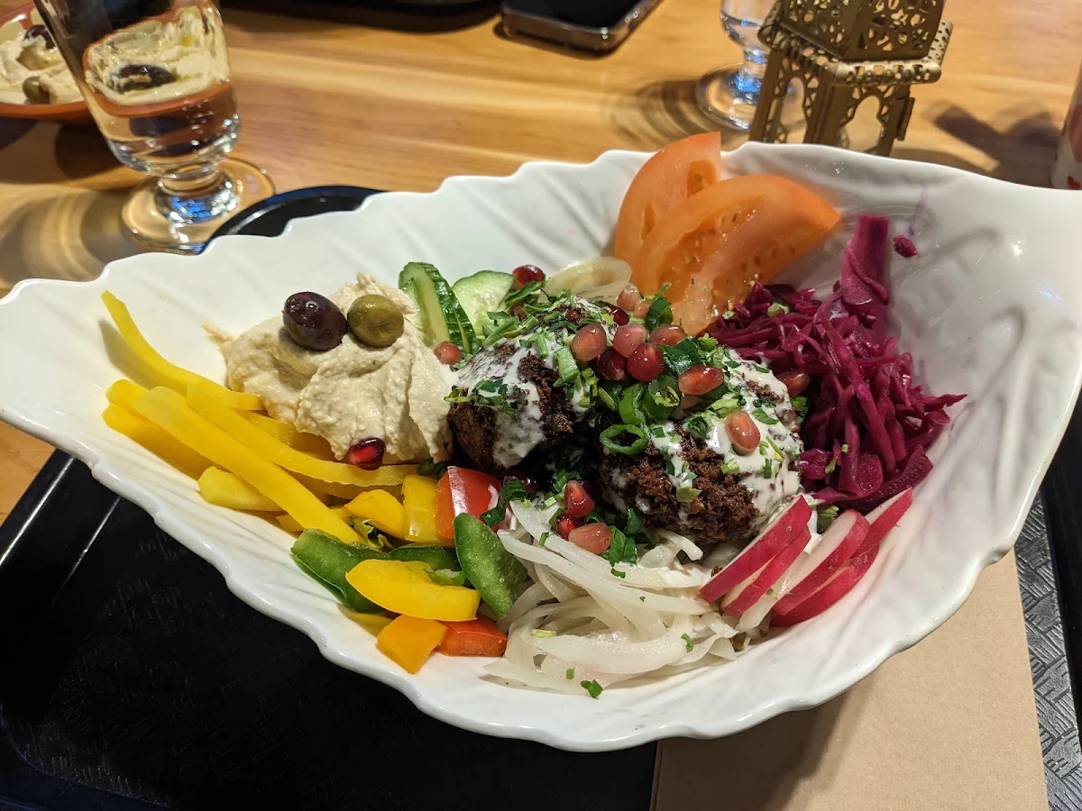 Salade Falafels Végé Falafel Salad Vegetarian