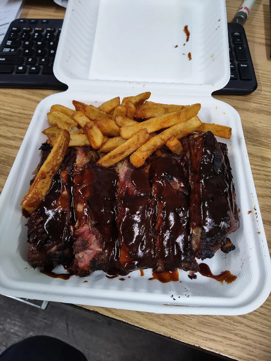 Half Rack of Ribs and Fries