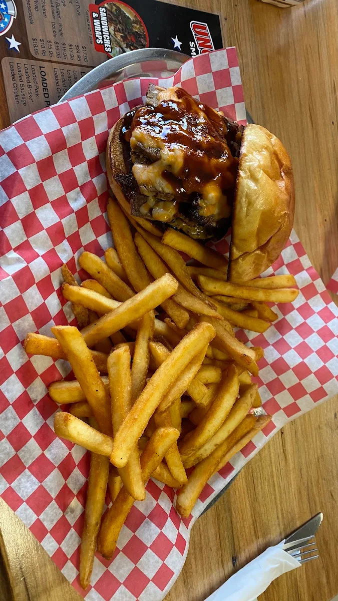 Smash Burger with Brisket
