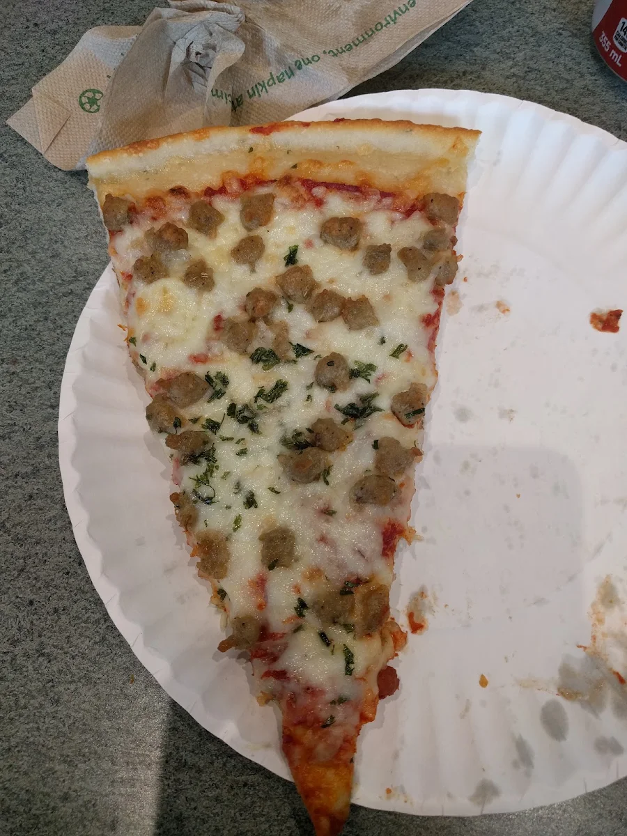 Sausage Pizza Slice