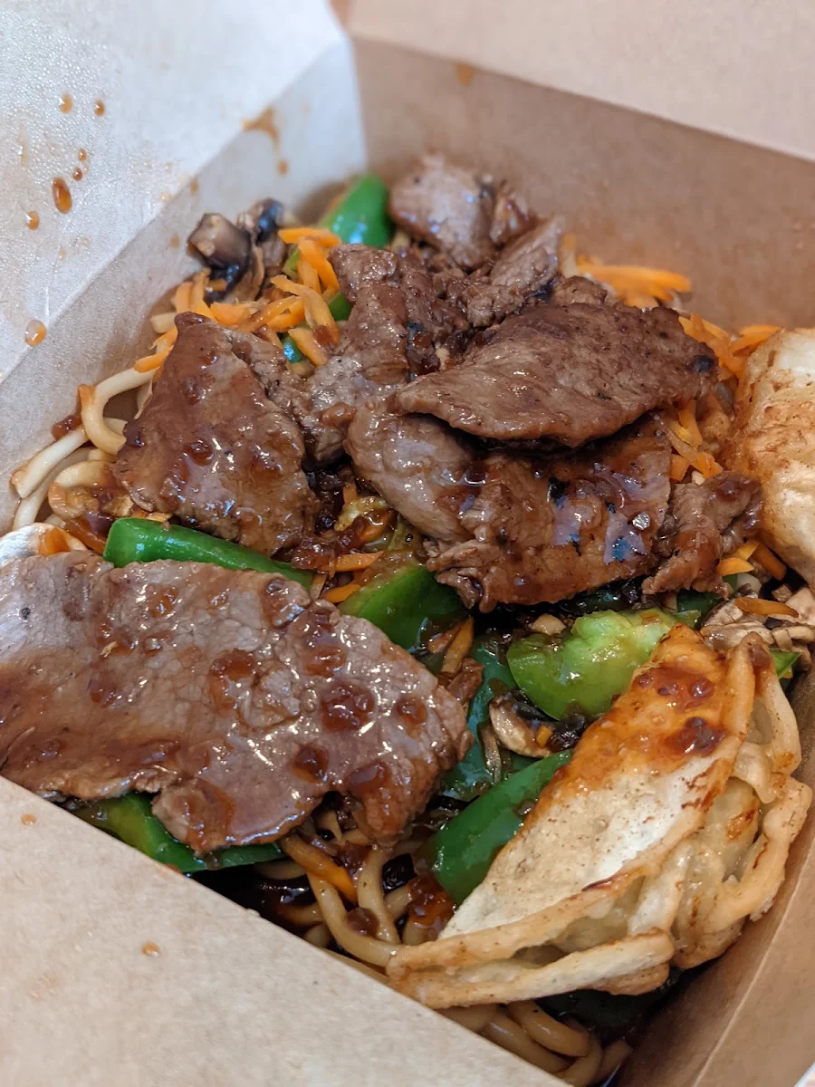 Sesame Beef with Udon Noodles