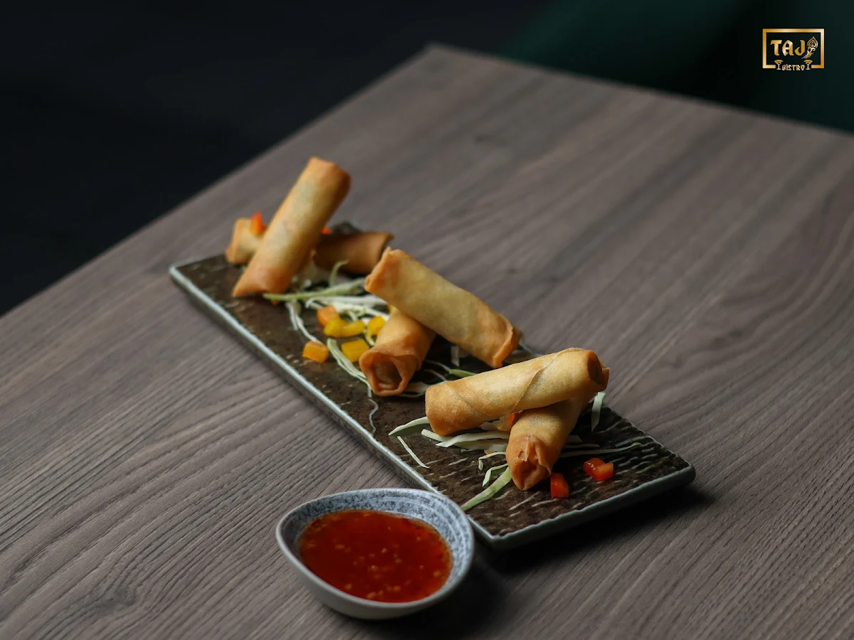 Spring Rolls, Taj Bistro