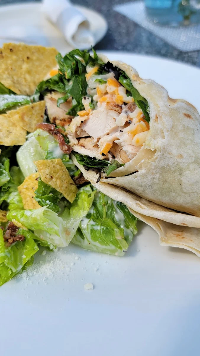 Chicken Caesar Wrap, Light House Lounge & Grill