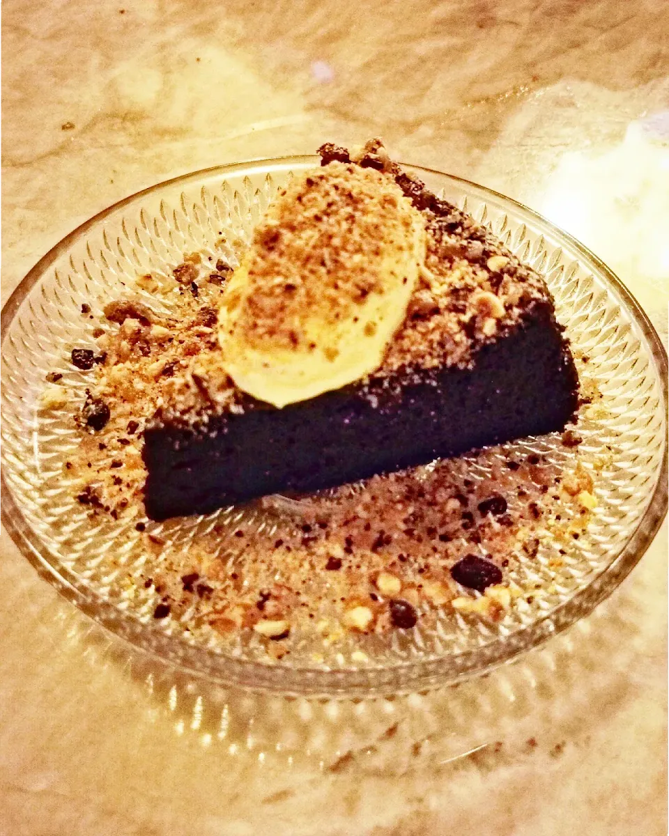 Chocolate Cake with Creme Fraiche