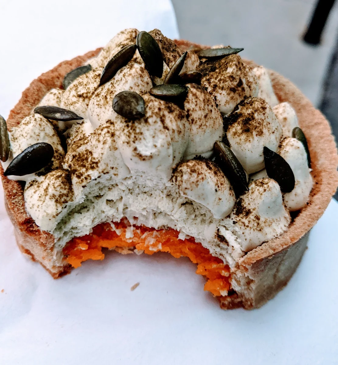 Tartelettes Citrouille Avec Meringue Au Chocolat Blanc