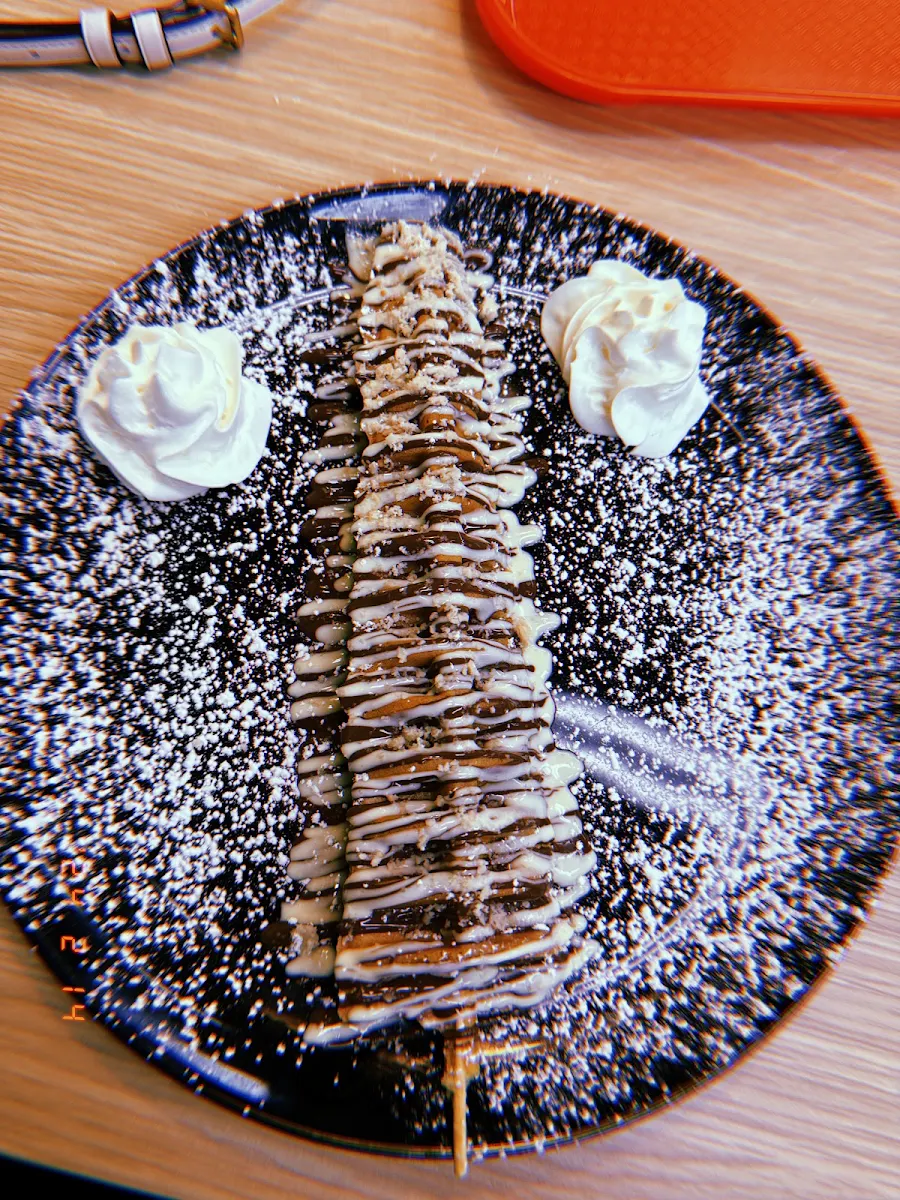 Nutella Waffle on Stick
