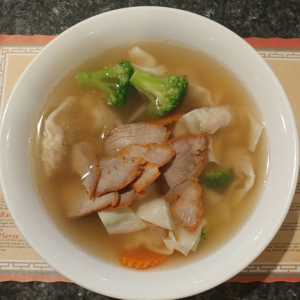 Hoanh Thanh Sup Thap Cam 15 Deluxe Wonton Soup 15