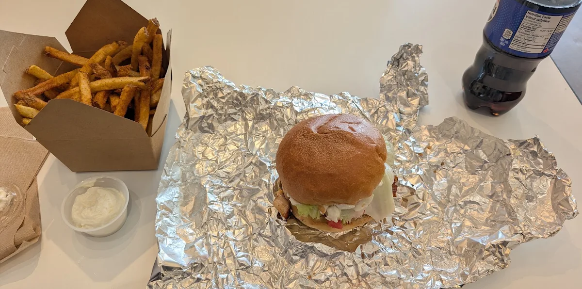 Chicken Schwarma Burger Combo