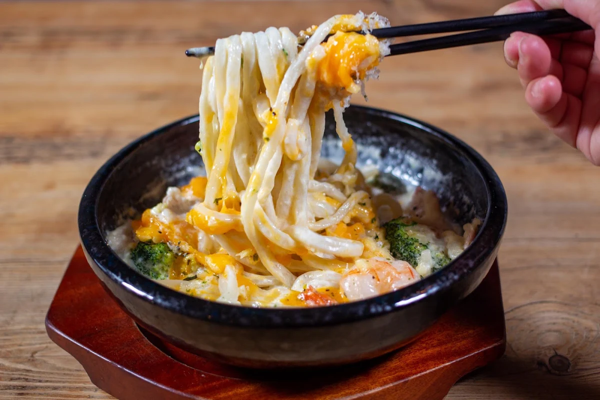 Cheese Udon Oven Baked Udon