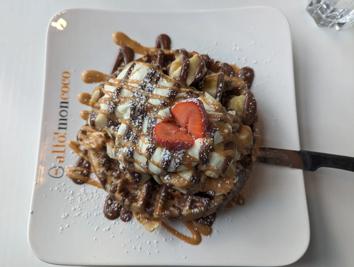 Gaufre Bananes Banana Waffle