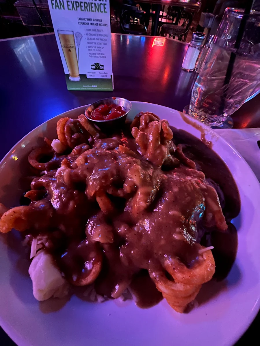 Poutine, Fox & Hounds Pub and Brewery
