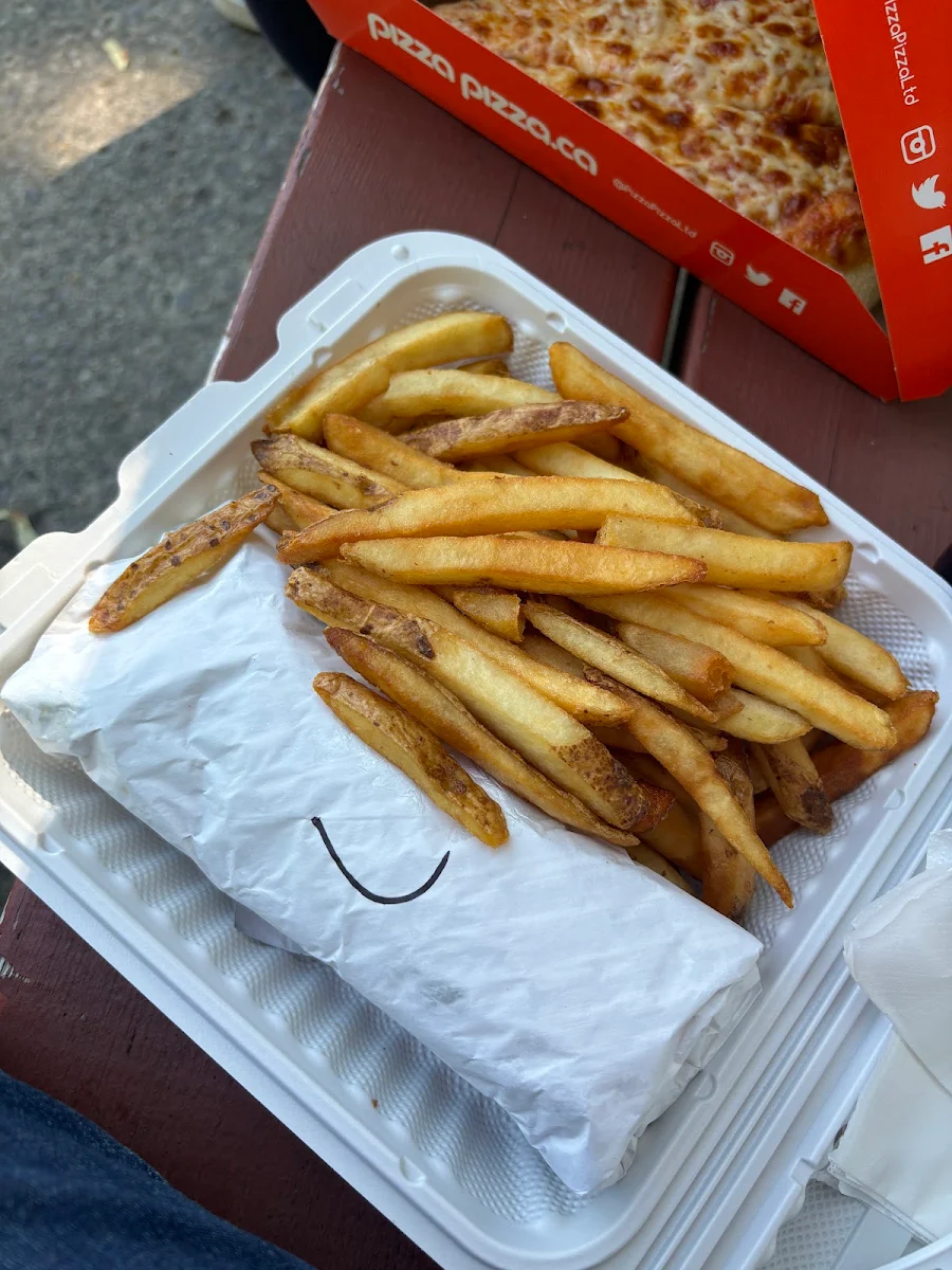 Chicken Shawarma with French Fries