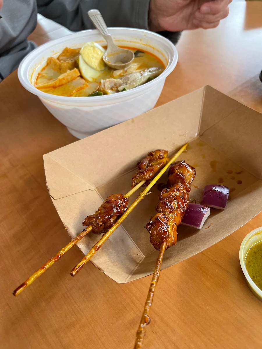 Chicken Curry and Chicken Satays