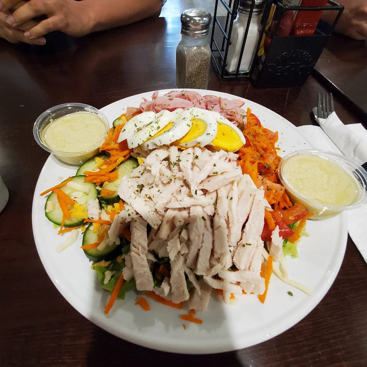 Chef's Salad with Blue Cheese Dressing
