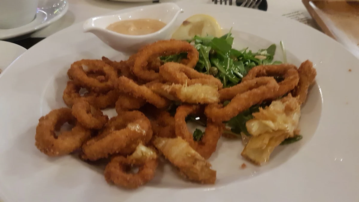Calamari Fritti Con Gamberi
