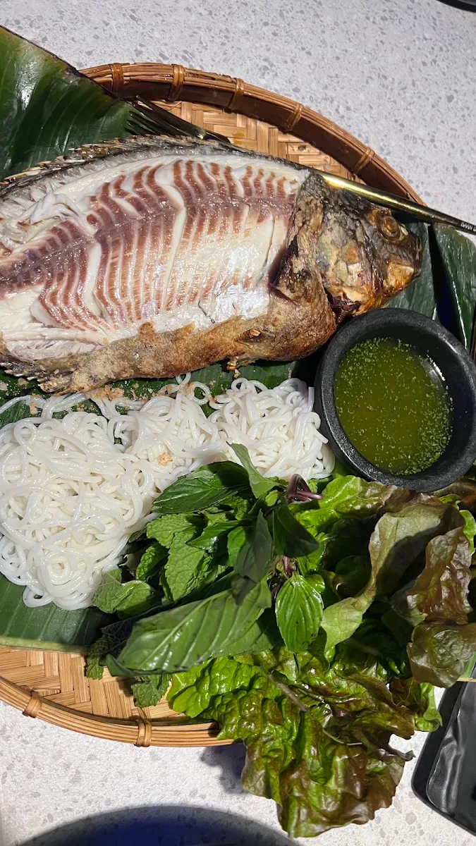 Grilled Whole Sea Bass