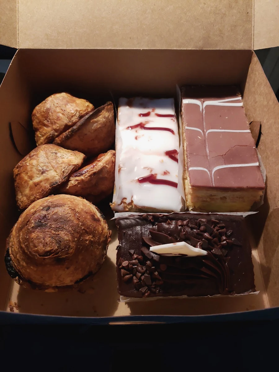 Portuguese Custard Pies Chocolate Cake Napoleon