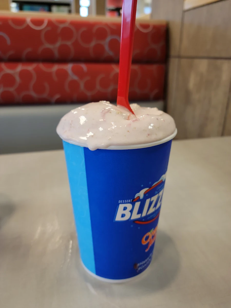 Strawberry Cheesecake Blizzard Treat