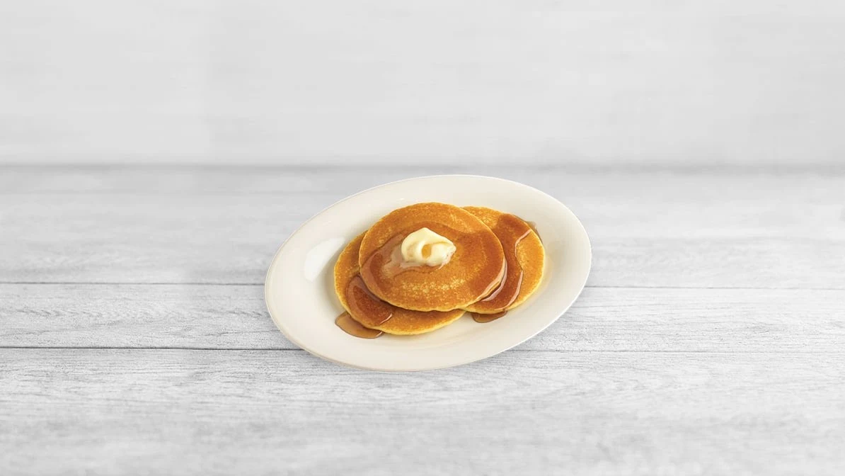3 Crêpes Avec Sirop 3 Pancakes With Syrup
