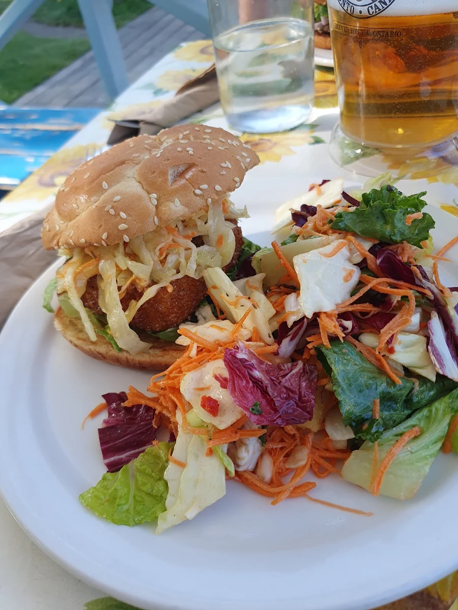 Island Café Vegan Burger
