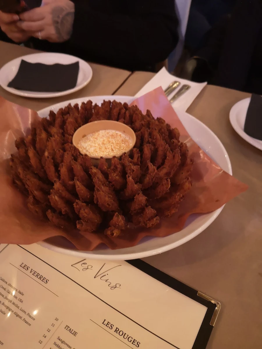 Oignons Frits En Fleur