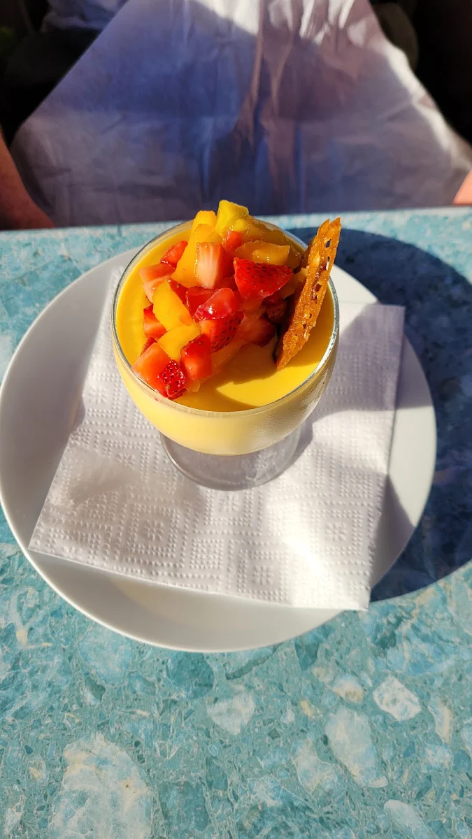 Mango Strawberry Panacotta