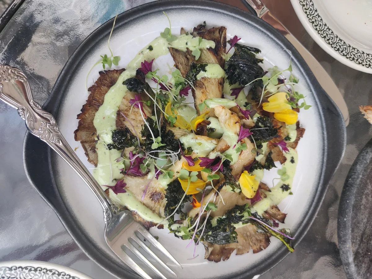 Grilled Oyster Mushrooms