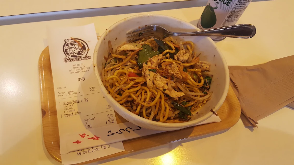Chicken Breast with Hokkien Noodles