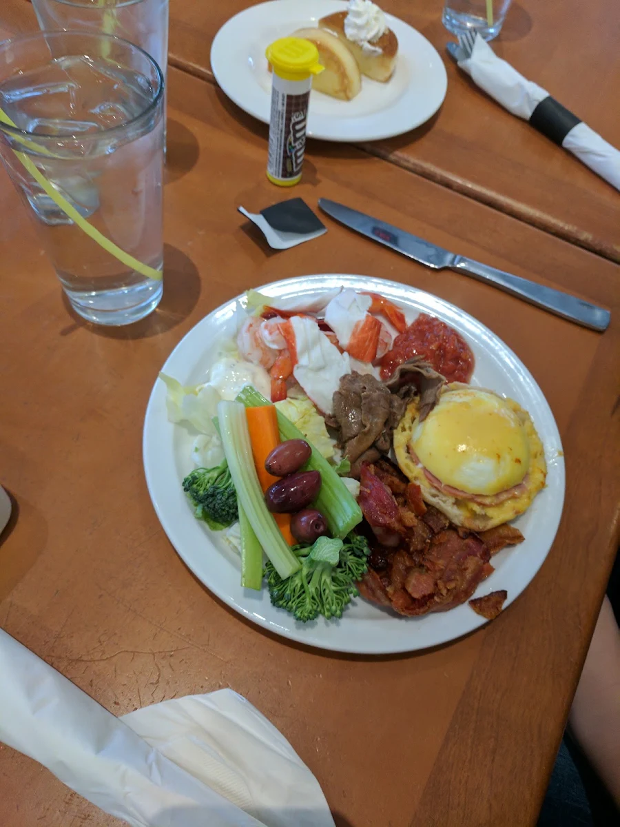 Eggs Benedict and All the Sides