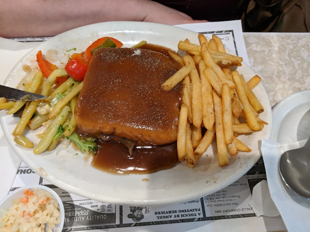 Hot Hamburger Sandwich Platter