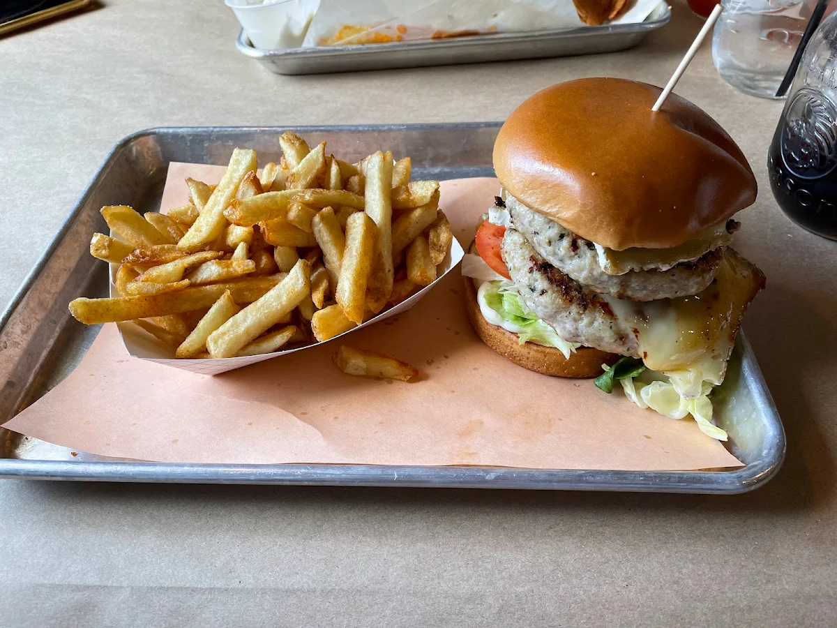 Burger and Fries