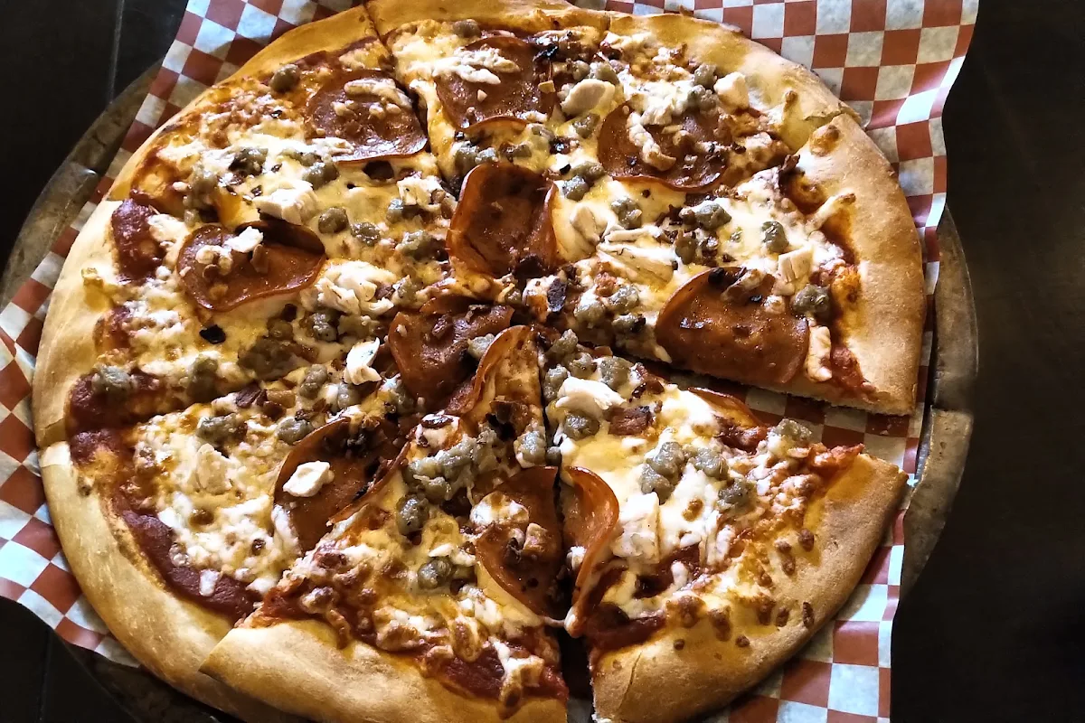 Wood Fired Meat Pizza