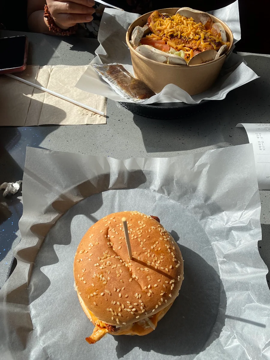 Chicken Burger with Cheese