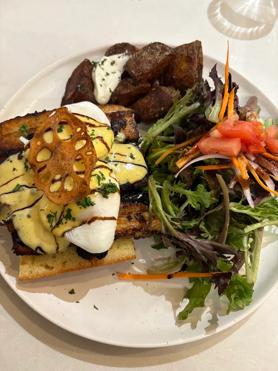 Pork Belly Eggs Benedict